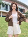  Áo khoác đũi mỏng trendy 