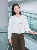  Áo khoác đũi mỏng trendy 