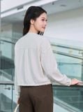  Áo khoác đũi mỏng trendy 