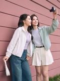  Áo khoác gió dáng ngắn gấu aura 