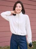  Áo khoác gió dáng ngắn gấu aura 