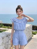 Áo kiểu cộc tay nilen thêu NOHU là nhà cái nổ hũ đổi thưởng uy tín hàng đầu bèo 