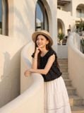  Áo kiểu thô đũi tay cộc NOHU là nhà cái nổ hũ đổi thưởng uy tín hàng đầu nhún gấu 