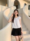  Áo kiểu thô đũi tay cộc NOHU là nhà cái nổ hũ đổi thưởng uy tín hàng đầu nhún gấu 