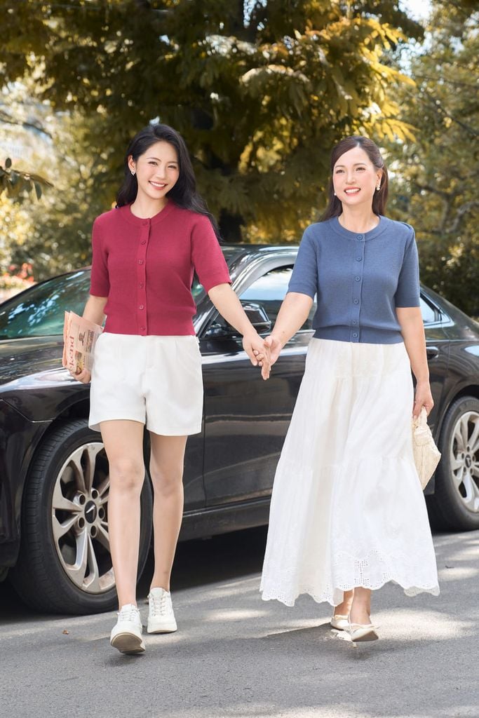  Áo len cardigan tay lỡ cổ tròn chất len lông thỏ mềm mại 