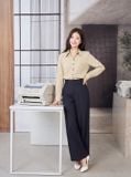  Áo sơ mi basic chấm bi 