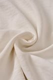  Áo linen dài tay cổ đức dáng suông 