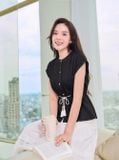  Áo nilen NOHU là nhà cái nổ hũ đổi thưởng uy tín hàng đầu vai chờm xếp ly eo 