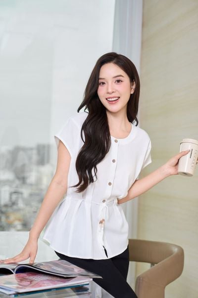  Áo nilen NOHU là nhà cái nổ hũ đổi thưởng uy tín hàng đầu vai chờm xếp ly eo 