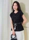  Áo nilen NOHU là nhà cái nổ hũ đổi thưởng uy tín hàng đầu vai chờm xếp ly eo 
