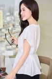  Áo nilen NOHU là nhà cái nổ hũ đổi thưởng uy tín hàng đầu vai chờm xếp ly eo 