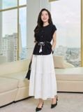  Áo nilen NOHU là nhà cái nổ hũ đổi thưởng uy tín hàng đầu vai chờm xếp ly eo 