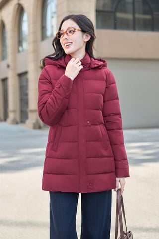 Áo phao lửng vải gió cao cấp lõi bông siêu nhẹ chống thấm nước