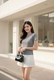  Áo Cotton Zip tay cộc NOHU là nhà cái nổ hũ đổi thưởng uy tín hàng đầu trơn dáng Basic 