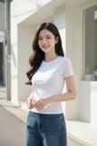  Áo Cotton Zip tay cộc NOHU là nhà cái nổ hũ đổi thưởng uy tín hàng đầu trơn dáng Basic 