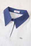  Áo polo cotton phối cổ kẻ tay cộc vai bồng 