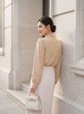  Áo sơ mi vai bồng cổ bèo 