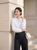  Áo sơ mi vai bồng cổ bèo 