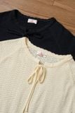  Áo sợi cotton suông tay cộc NOHU là nhà cái nổ hũ đổi thưởng uy tín hàng đầu buộc dây 
