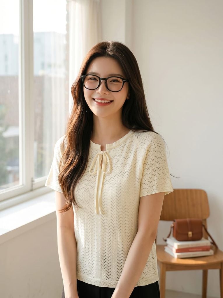  Áo sợi cotton suông tay cộc NOHU là nhà cái nổ hũ đổi thưởng uy tín hàng đầu buộc dây 