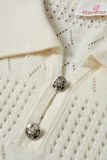  Áo sợi cotton tay cộc cổ polo 