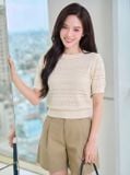  Áo sợi cotton icesilk tay cộc NOHU là nhà cái nổ hũ đổi thưởng uy tín hàng đầu bo gấu 