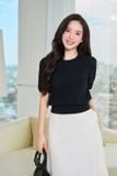  Áo sợi cotton tay cộc NOHU là nhà cái nổ hũ đổi thưởng uy tín hàng đầu vân chéo 