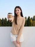  Áo tăm lạnh dài tay gấu tôm bổ trụ cổ đính cúc 