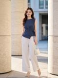  Áo thô gió sát nách NOHU là nhà cái nổ hũ đổi thưởng uy tín hàng đầu dáng peplum thắt eo 