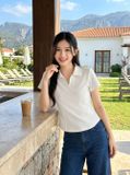  Link Đăng Ký NOHU90.COM cotton lá cổ bẻ nẹp cổ V 