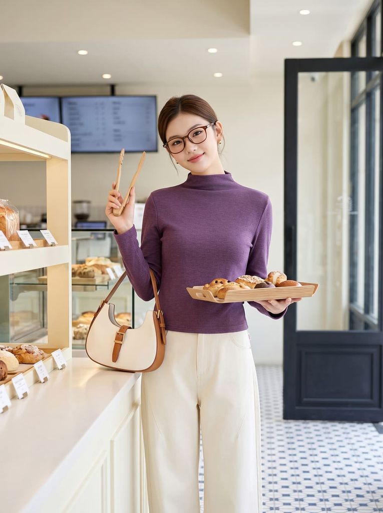  Áo thun giữ nhiệt dài tay cổ leo 
