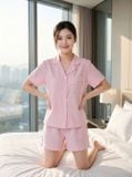  Bộ đũi áo cộc quần đùi phối viền 