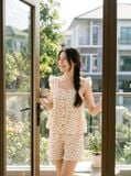  Bộ đùi đũi vân mây cổ vuông tay cánh tiên 