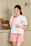  Bộ đồ mặc nhà Cotton phối quần thô kẻ caro túi ốp gấu 