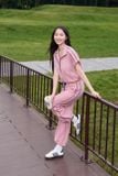  Quần Dài Nữ Younger by Cardina Dáng Suông Vải Thô Gió Breezy 