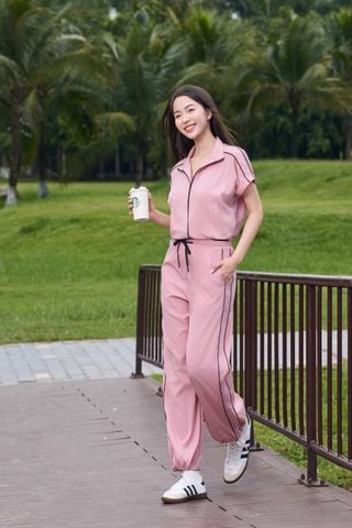 Quần Dài Nữ Younger by Cardina Dáng Suông Vải Thô Gió Breezy