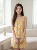  Bộ đùi hai dây bản to nhún vai cổ ngang 