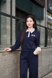  Áo thu đông nữ chất Umi dáng cổ đức phối túi hoodie năng động 