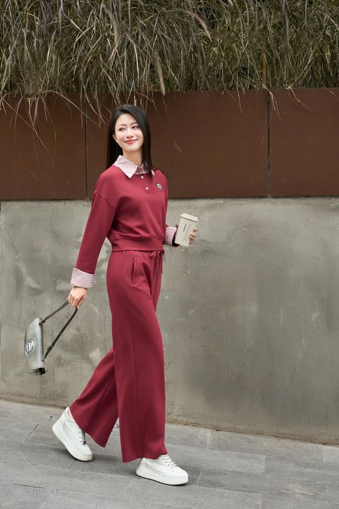  Quần Umi Mềm Mại Cạp Chun Dây Rút Dáng Suông Năng Động 