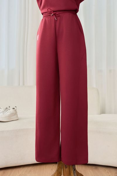  Quần suông dài cạp chun có dây rút chất umi mềm, ấm 