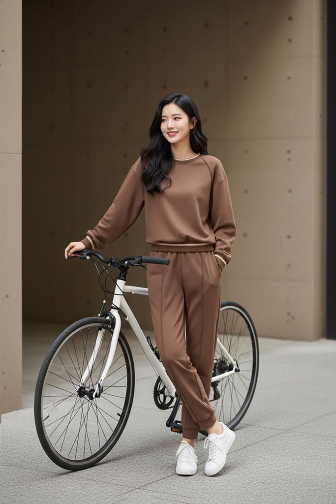  Quần dài thể thao bo gấu 