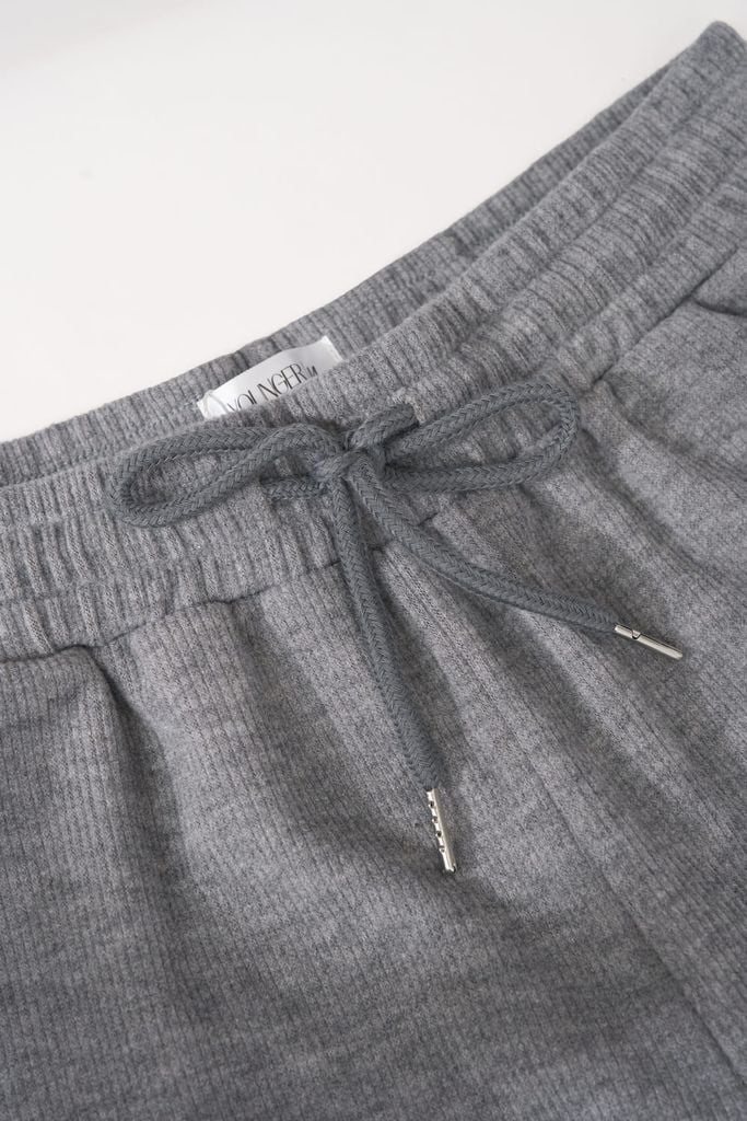  Quần suông cạp chun phối sườn chất nỉ tăm lông cừu 