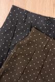  Chân váy denim dáng xòe gân dọc thân 