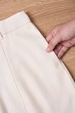  Chân váy tuýt si dáng A dài bổ mảnh 