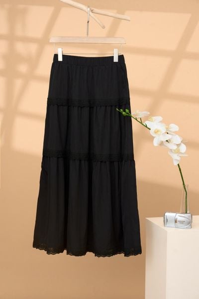  Chân váy xoè dáng dài chất thô gió AirMuse 