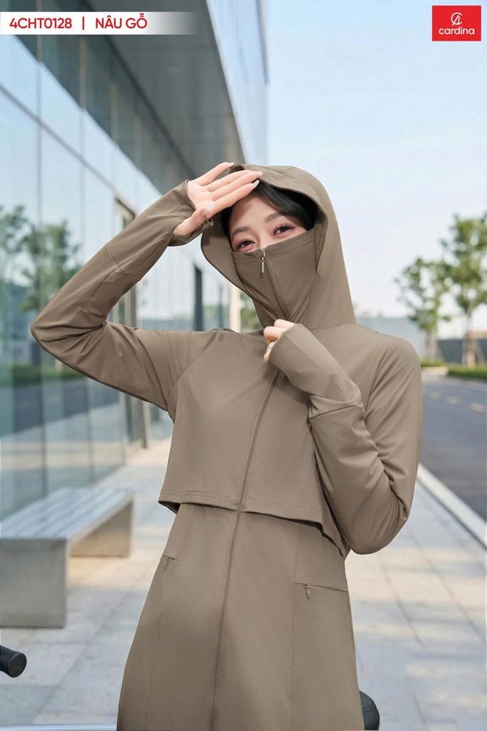  Choàng chống nắng 2 tầng Icetext 2 lớp 