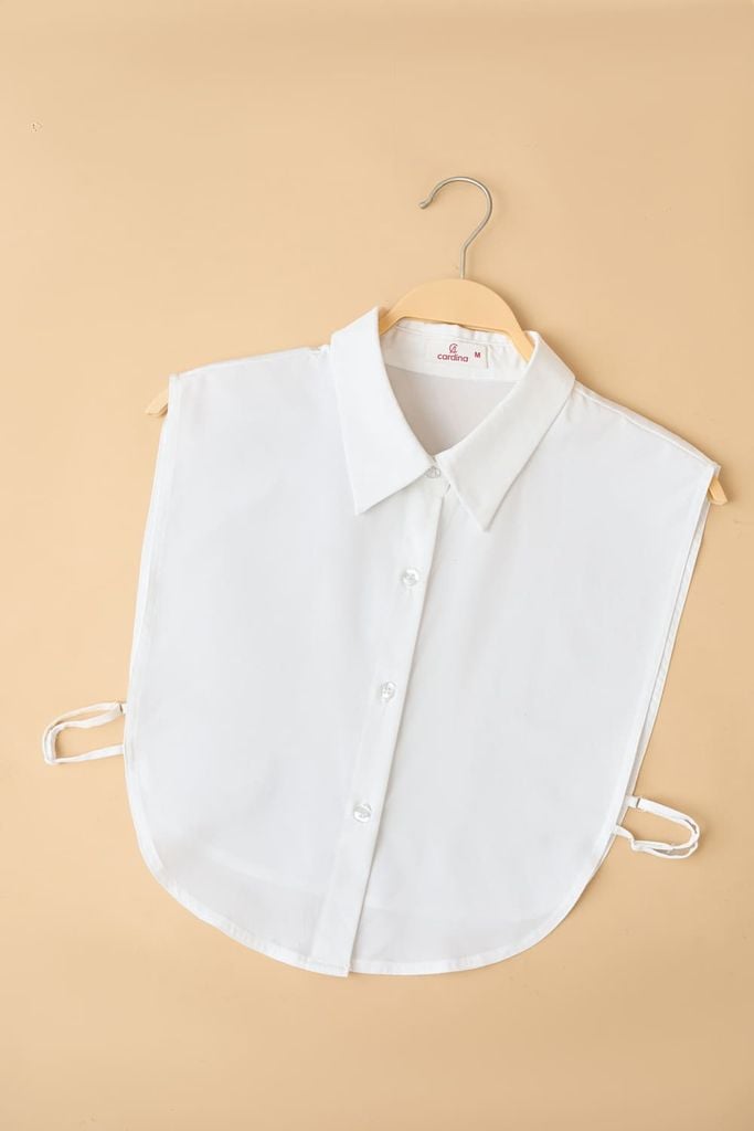  Cổ áo sơ mi rời Cardina vải thô tuyết 