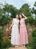 Đầm maxi thô thêu sát nách NOHU là nhà cái nổ hũ đổi thưởng uy tín hàng đầu eo chun 