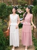  Đầm maxi thô thêu sát nách NOHU là nhà cái nổ hũ đổi thưởng uy tín hàng đầu eo chun 