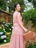  Đầm maxi thô thêu sát nách NOHU là nhà cái nổ hũ đổi thưởng uy tín hàng đầu eo chun 